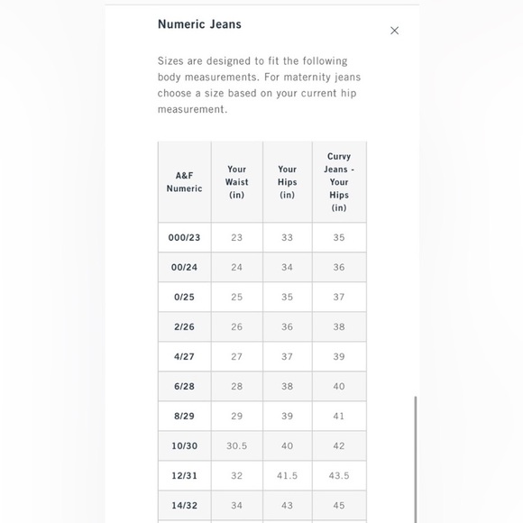 NWOT A&F Curve Love The '90s Straight Jeans Ultra High Rise 30 | 10 - Picture 8 of 14